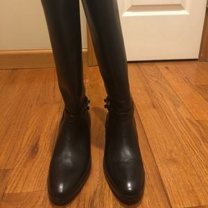 Black Coach riding style boots